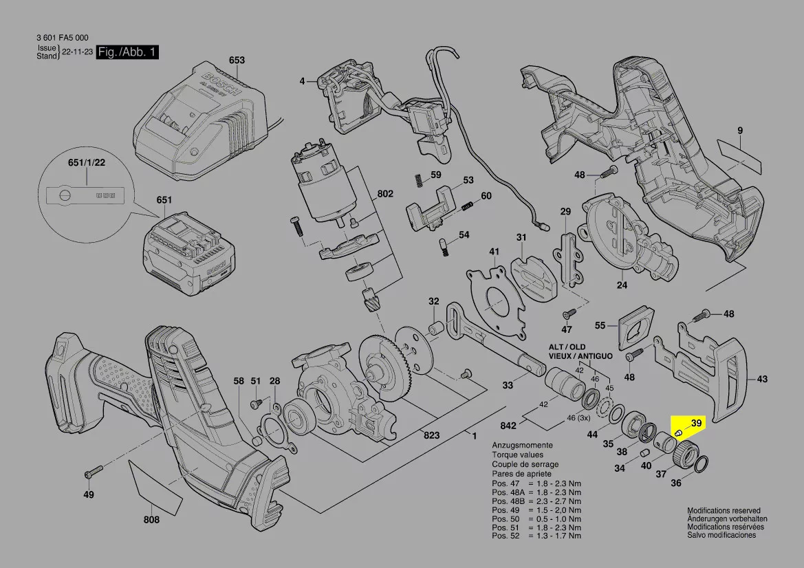 pointeau-verrou réf. 1 619 P13 440 Bosch